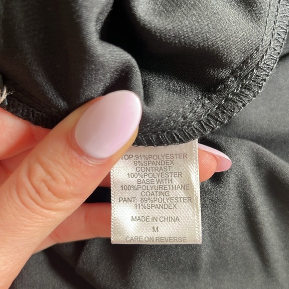 Gabrielle Union Black Faux Leather Corset Belted Jumpsuit M | boss babe cocktail - Picture 10 of 10